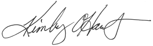 Kimberly Hartz signature